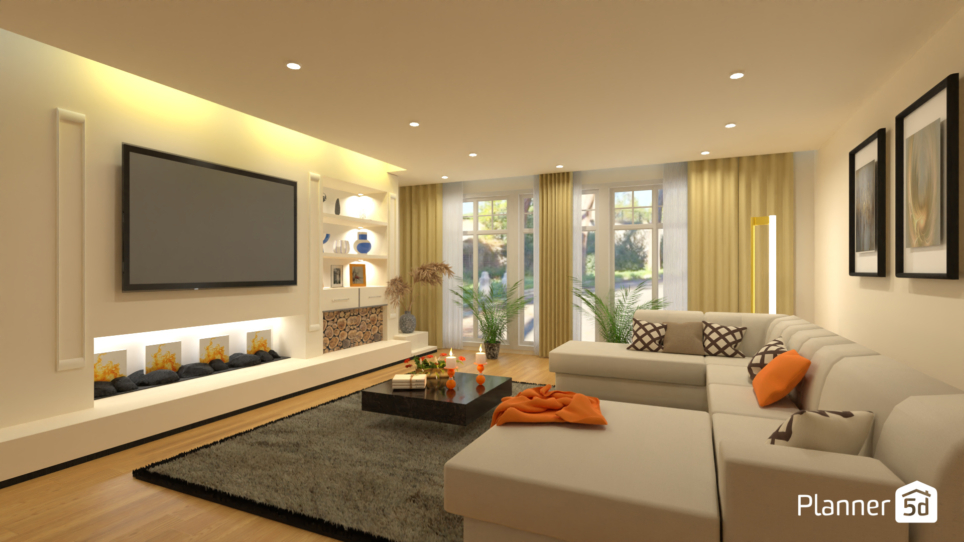 Modern living room #17073779 by MariaCris