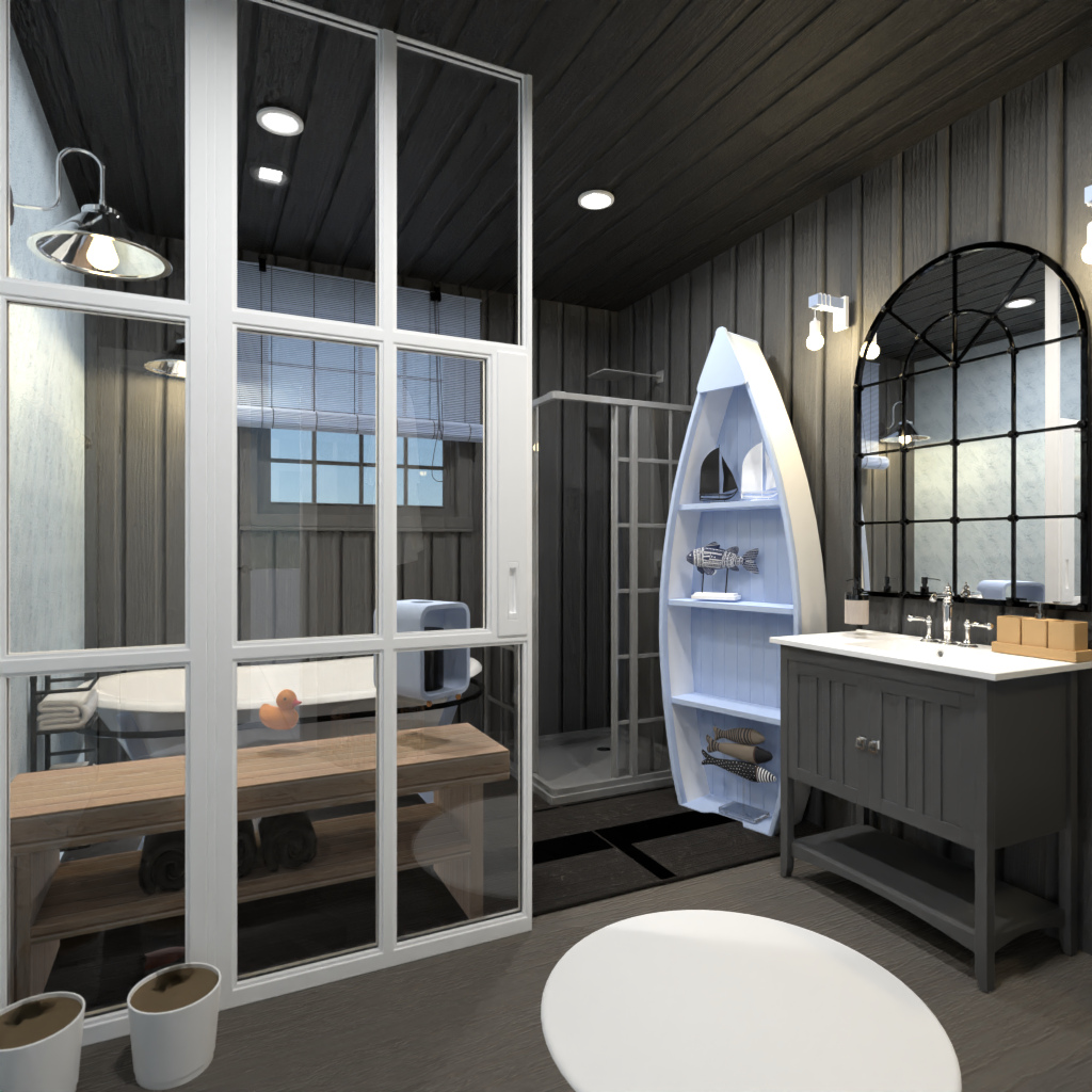 Nautical bathroom #12277366 by Editors Choice