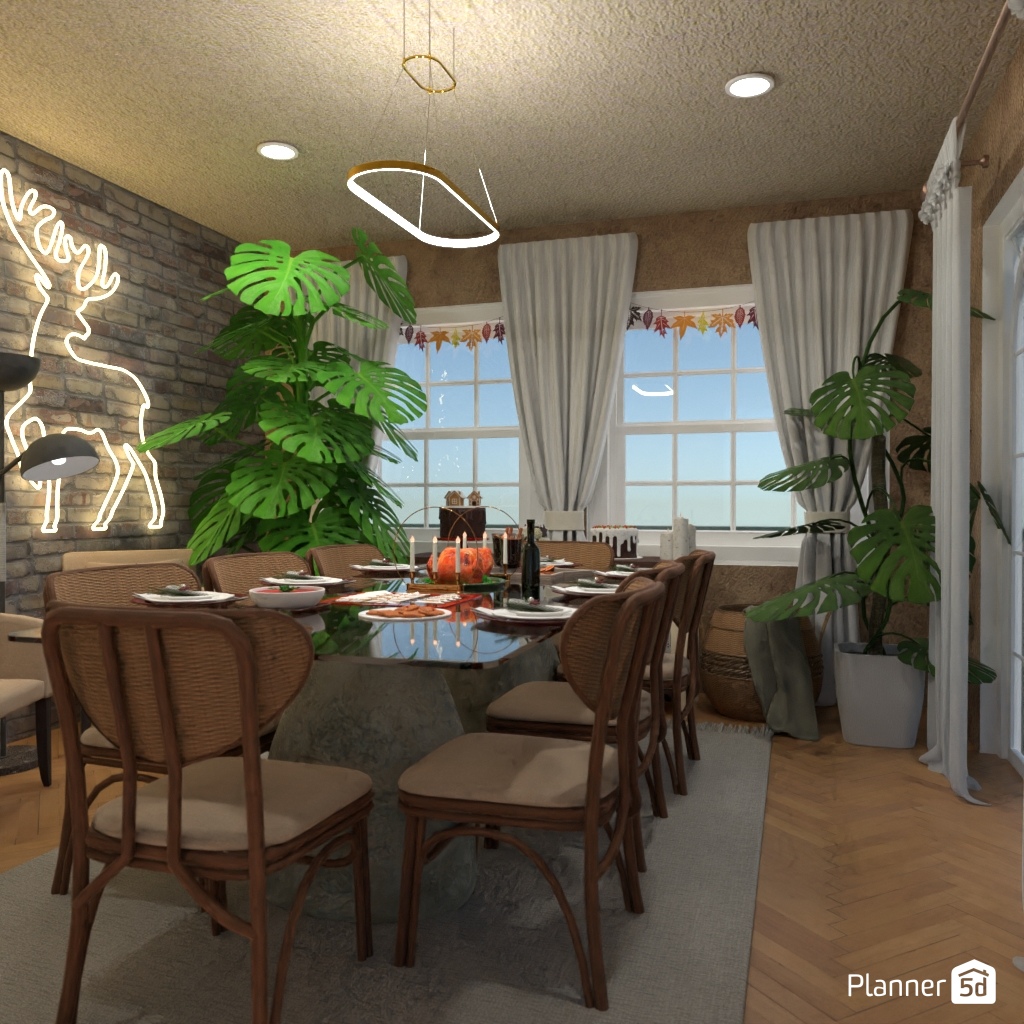 DB: Thanksgiving Day - room shell copy #23435415 by Editors Choice