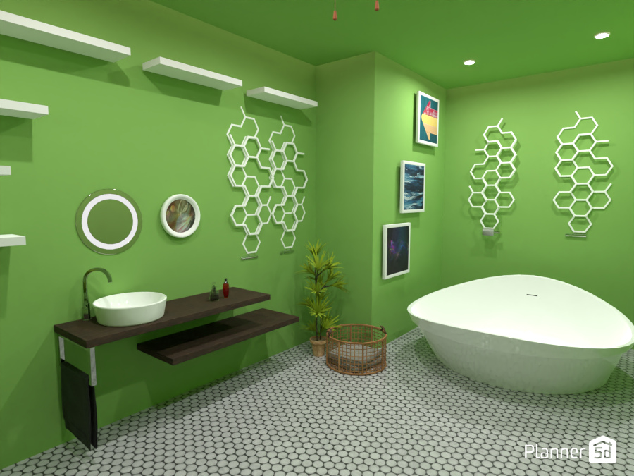 Green bathroom #8148637 by LIXx