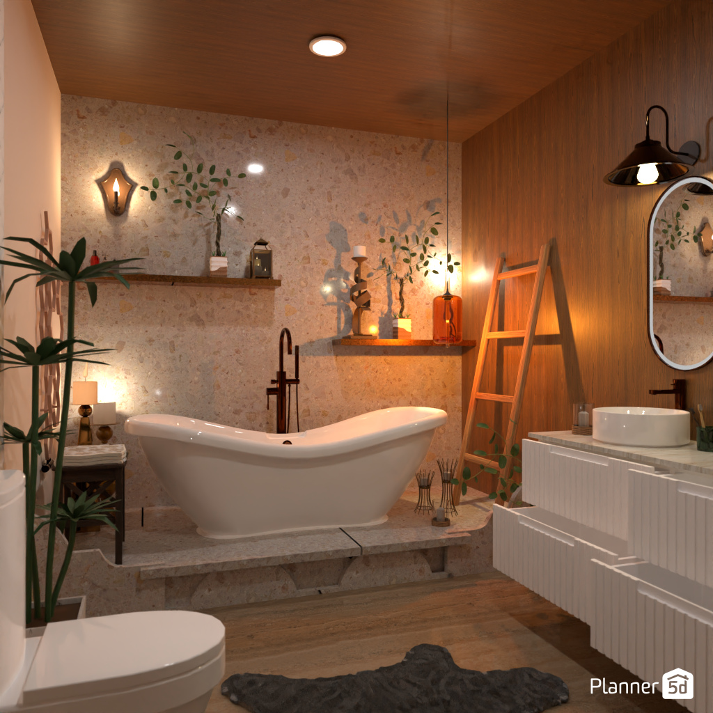 Banho à luz de velas #19218708 by Editors Choice