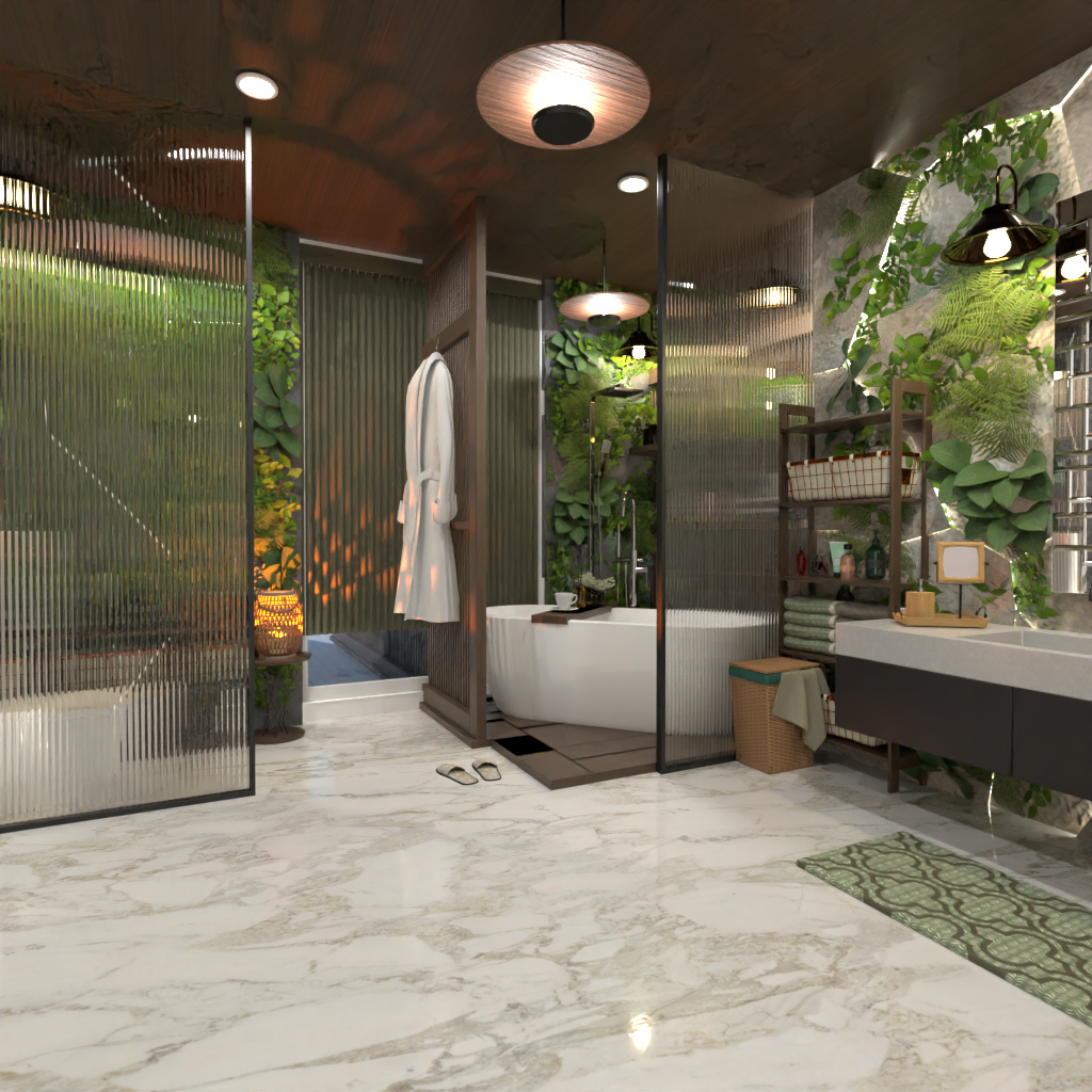 Biophilic Bathroom #3349940 by Editors Choice
