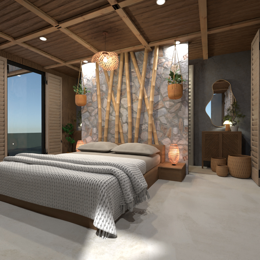 Wabi Sabi Bedroom #14595519 by Editors Choice