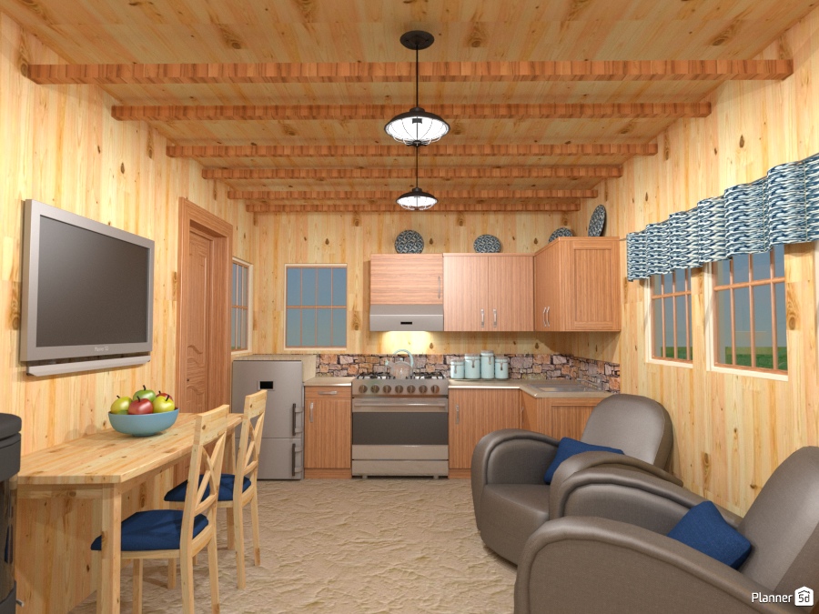 train rail cars made into rentals #1304182 by Joy Suiter