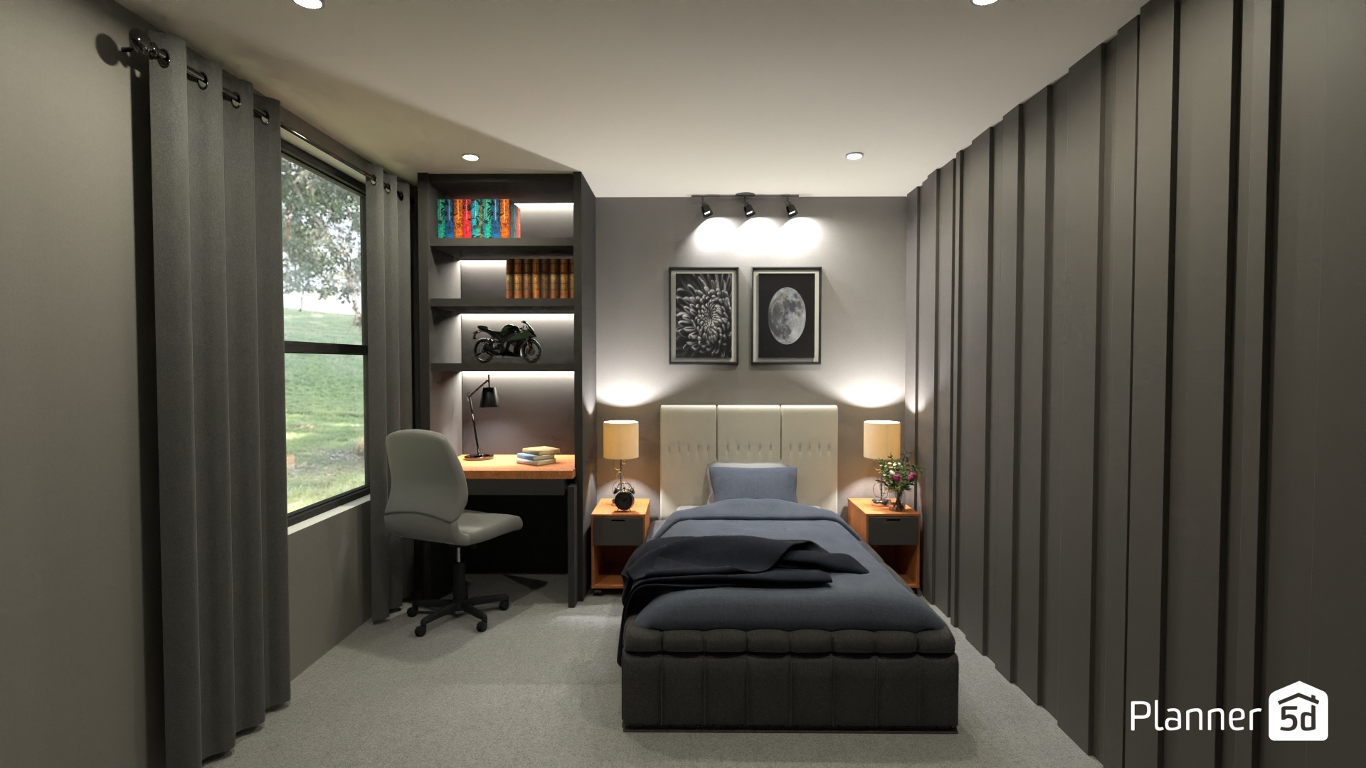 Dormitorio sencillo #32026388 by MariaCris