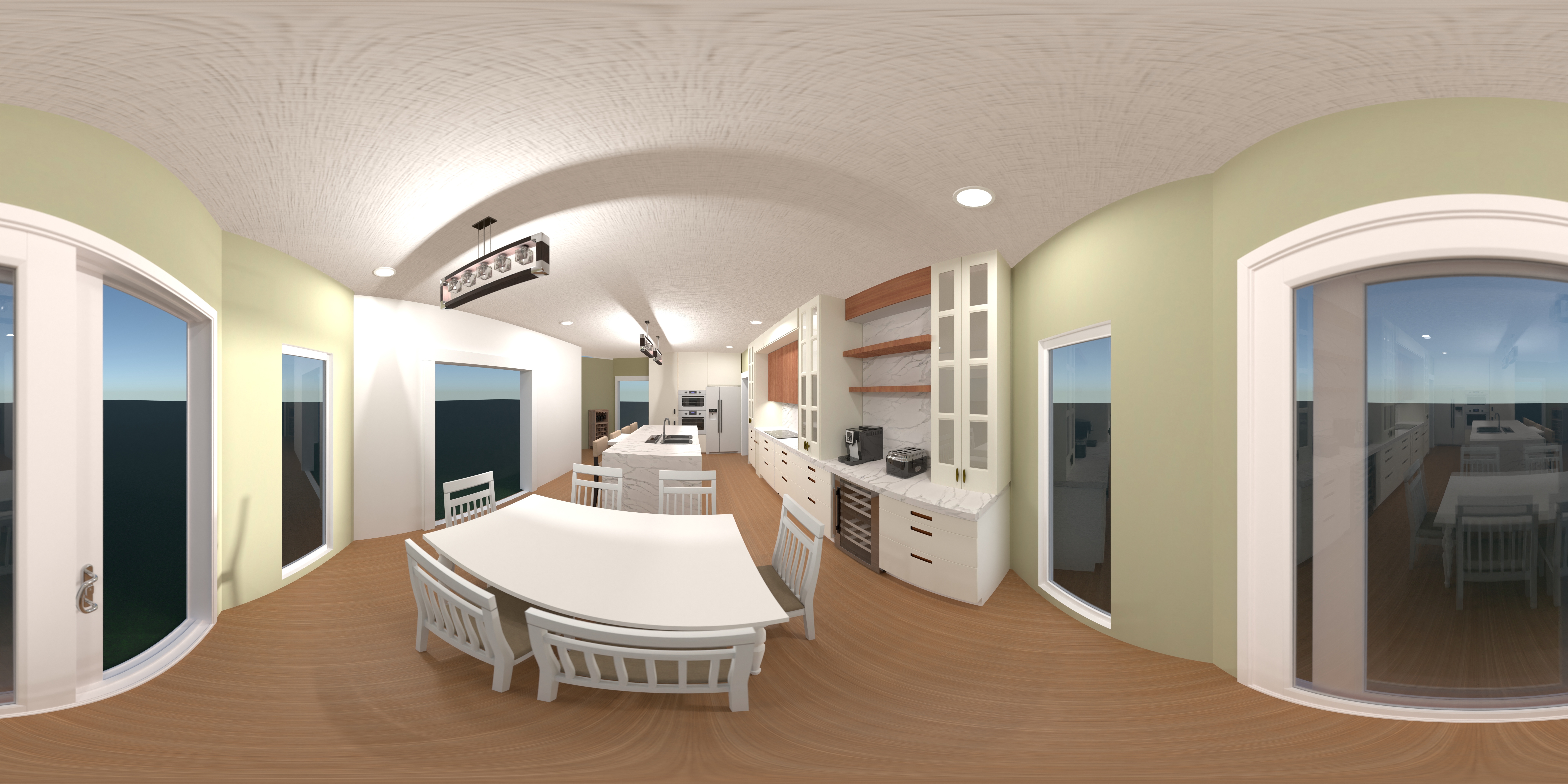 Kit-White Base with wood cabinets #24357400 by Dean