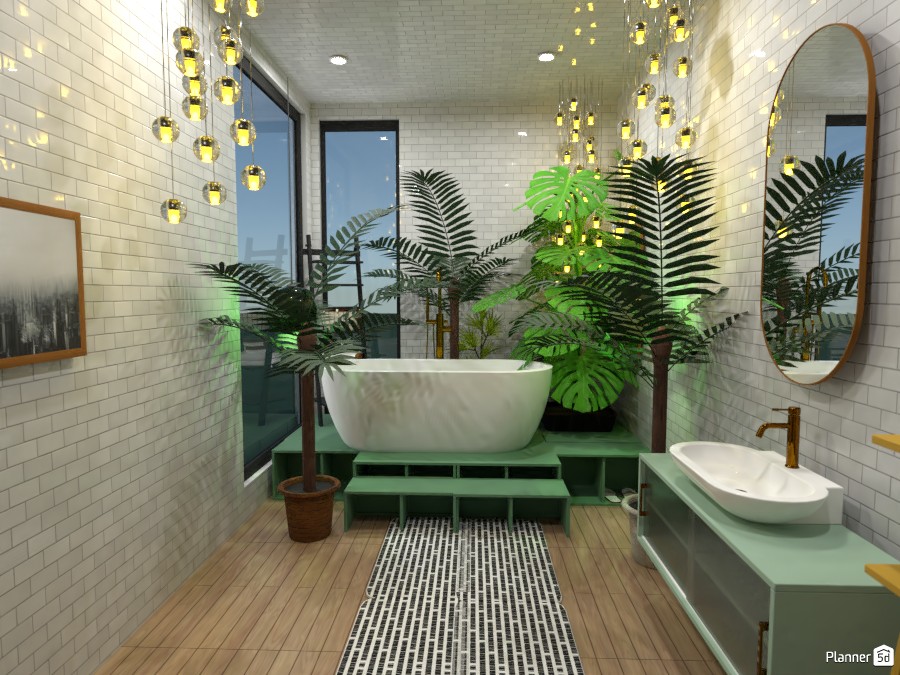 tropical modern bathroom. 4600954 by Anonymous:):) image