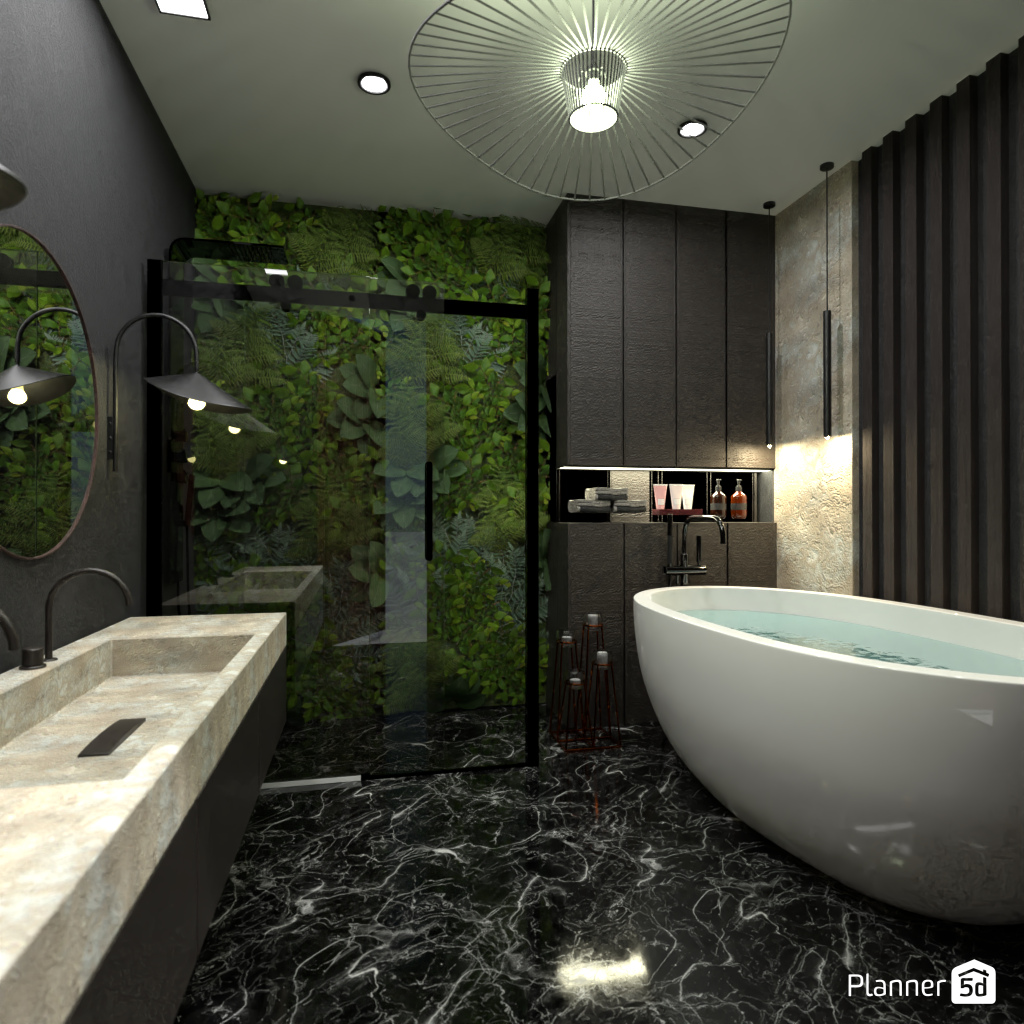 Dark bathroom #17635847 by Editors Choice