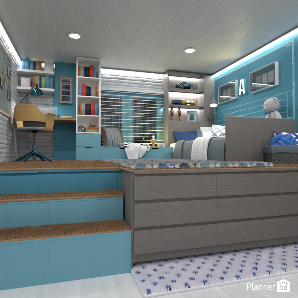 Blue kids room #19529388 by Editors Choice