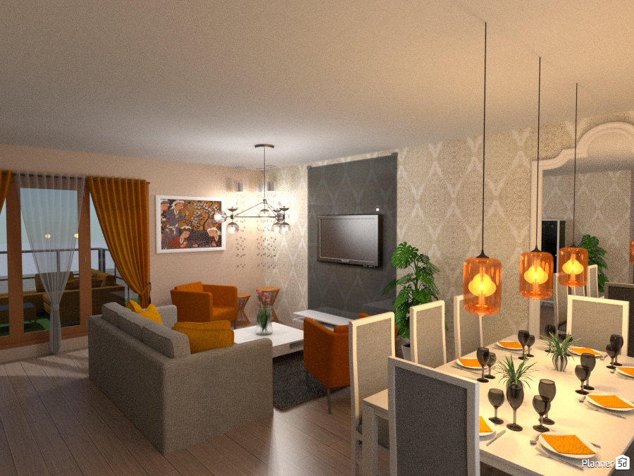 Living room #1786124 by Maison Maeck
