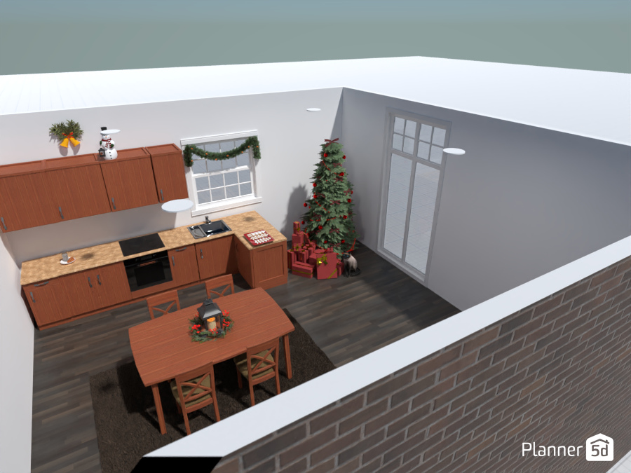 christmas house #10759280 by Lana