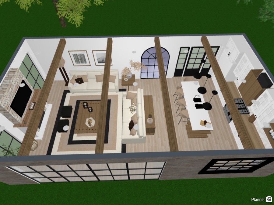 Kitchen and living #23502738 by User 158953951