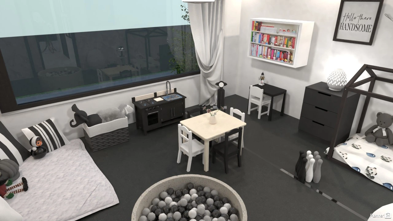 Monochrome Modern Minimalist House #85904 by Anggreani Tri Lestary