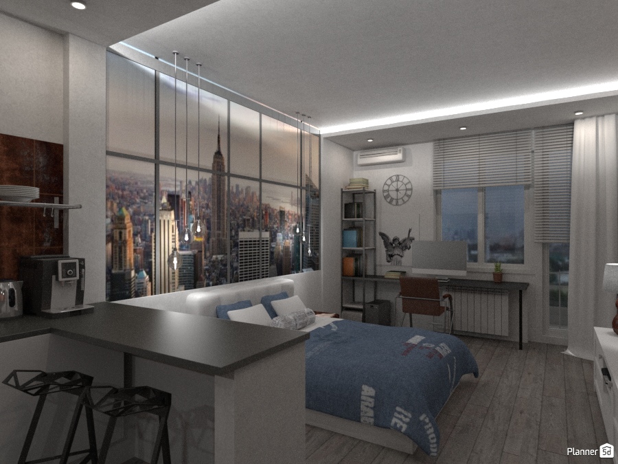 студия 3 кв.м. вариант 3 #1540715 by Елена