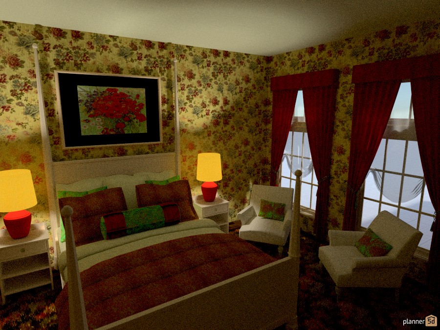 Colorful Bedroom #877739 by Cynthia Patillo