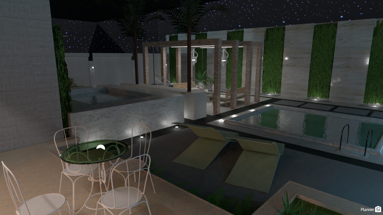 gardens in the night #4223297 by SELIN5DPLANNER