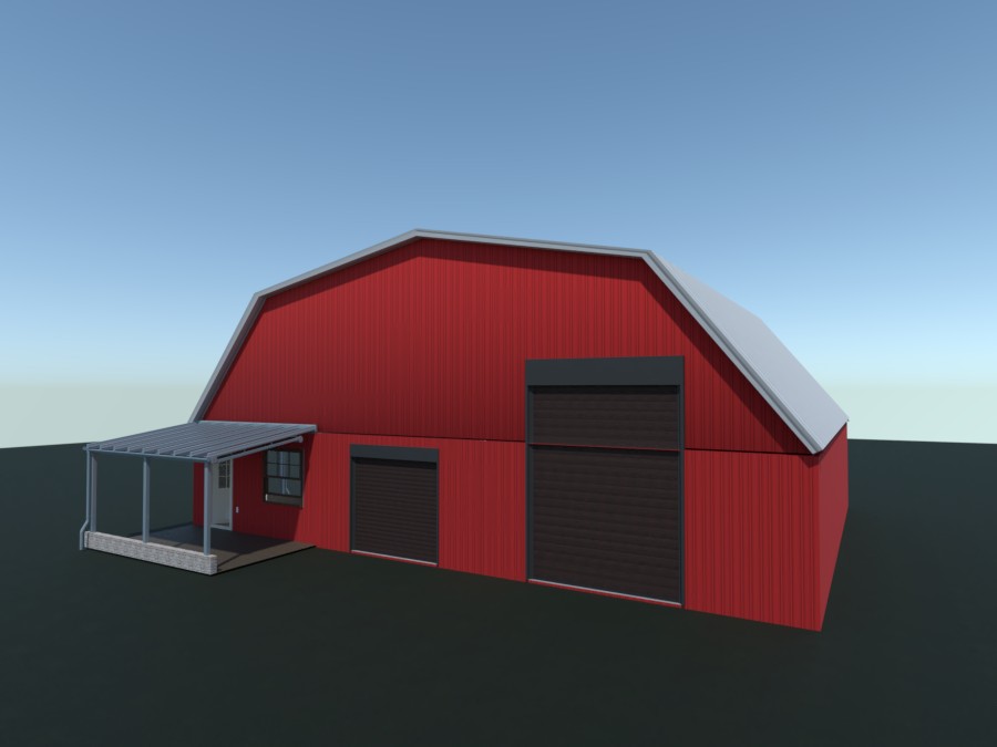 Gambrel Barn #4597620 by Ken Fortner