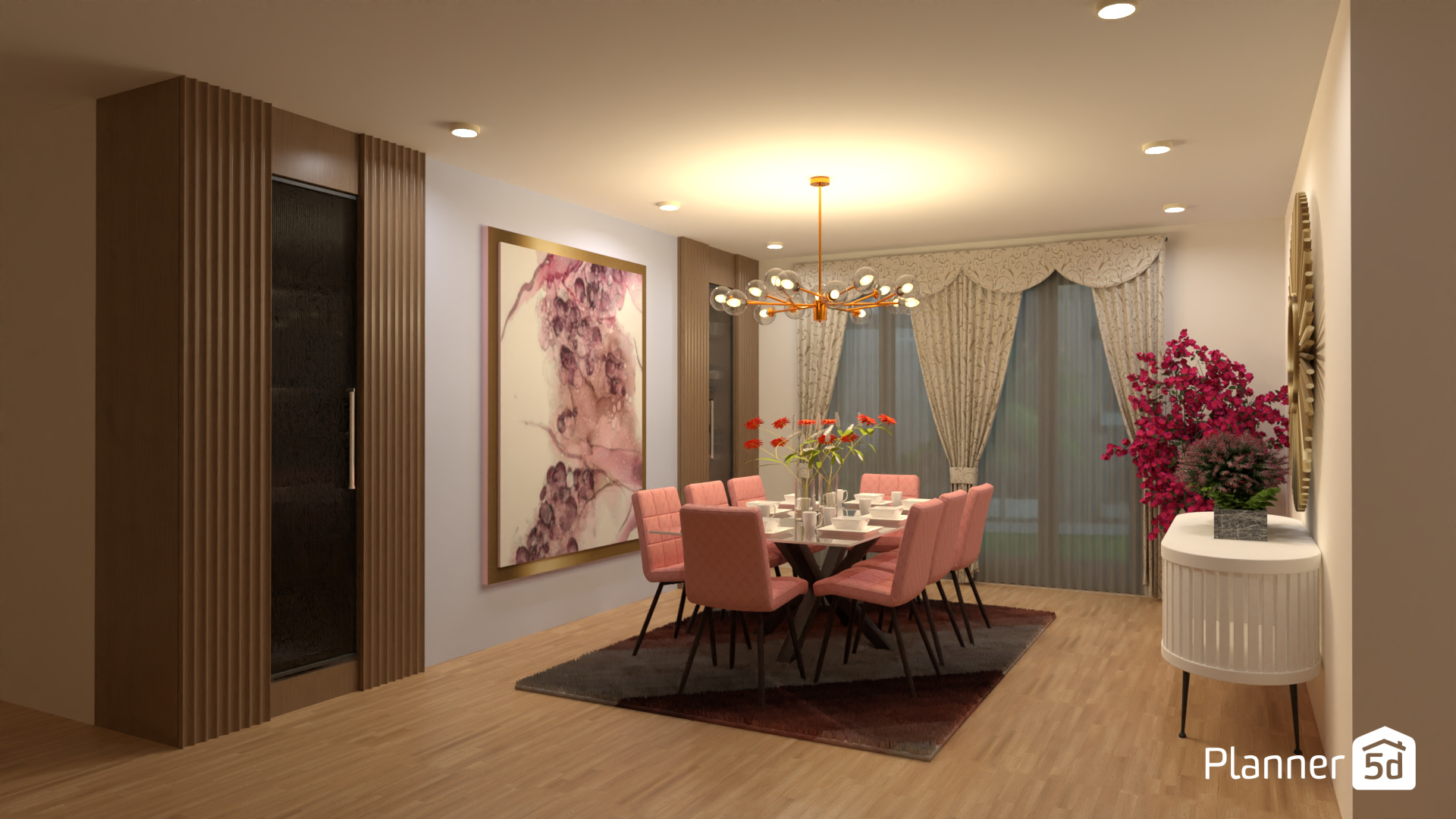Small pink dining room 15705867 by MariaCris image
