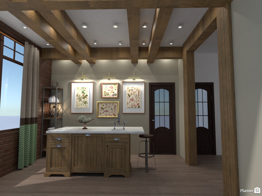 кухня стиль шале #2737105 by Романцова Елена