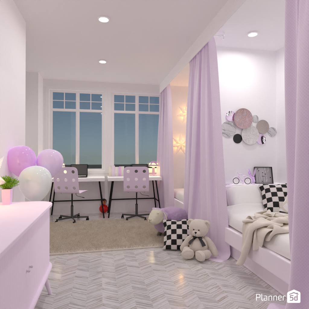 Bedroom for twins #18924672 by Editors Choice