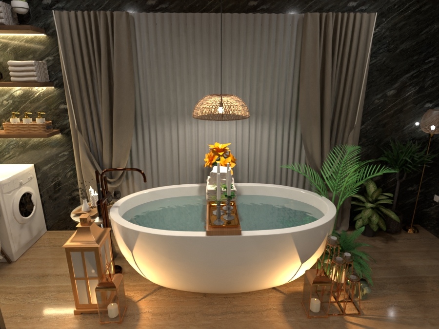 Modern Biophilic Bathroom #14802571 by ZACKY DESIGNER
