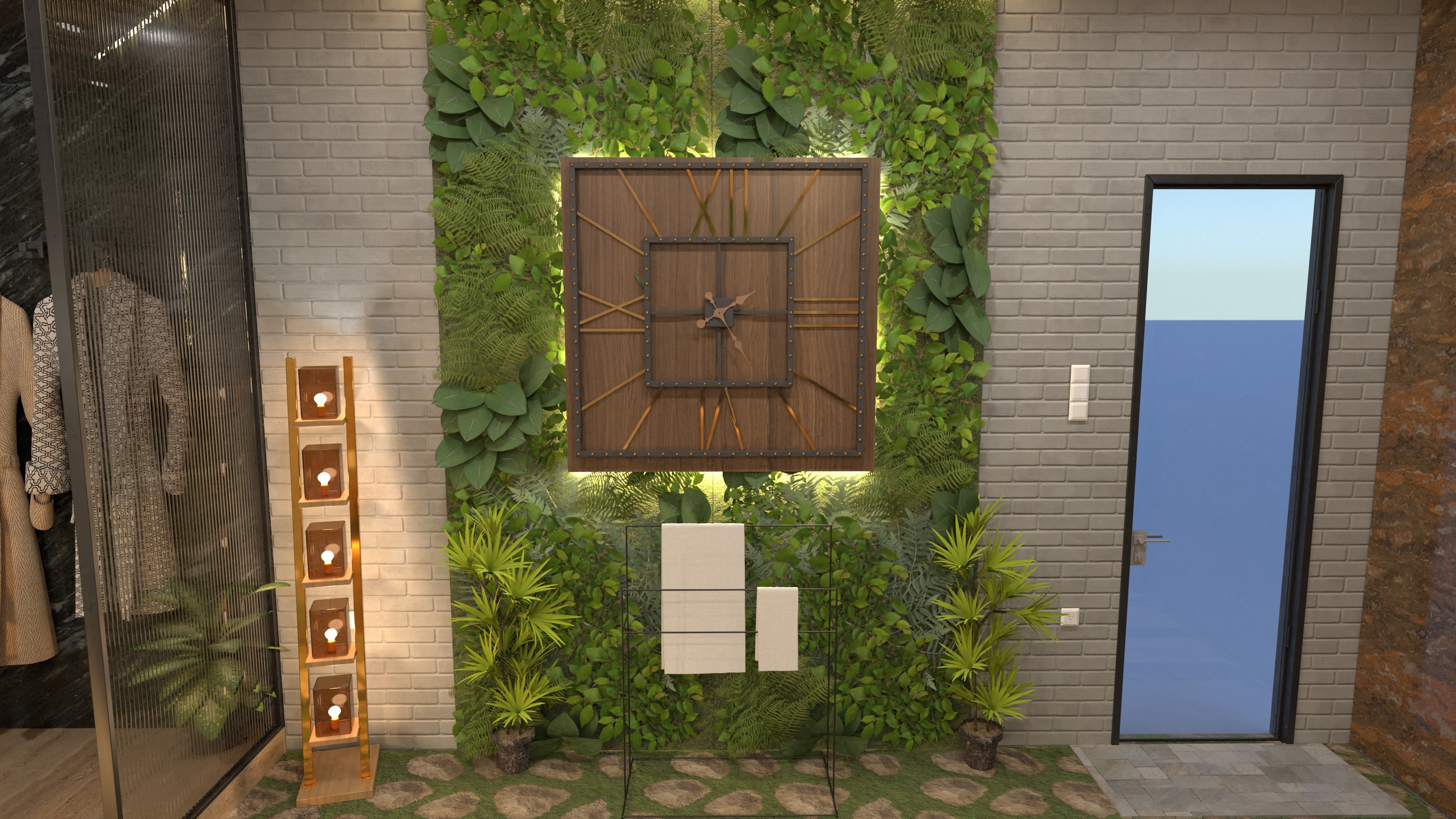 Modern Biophilic Bathroom #23556606 by ZACKY DESIGNER