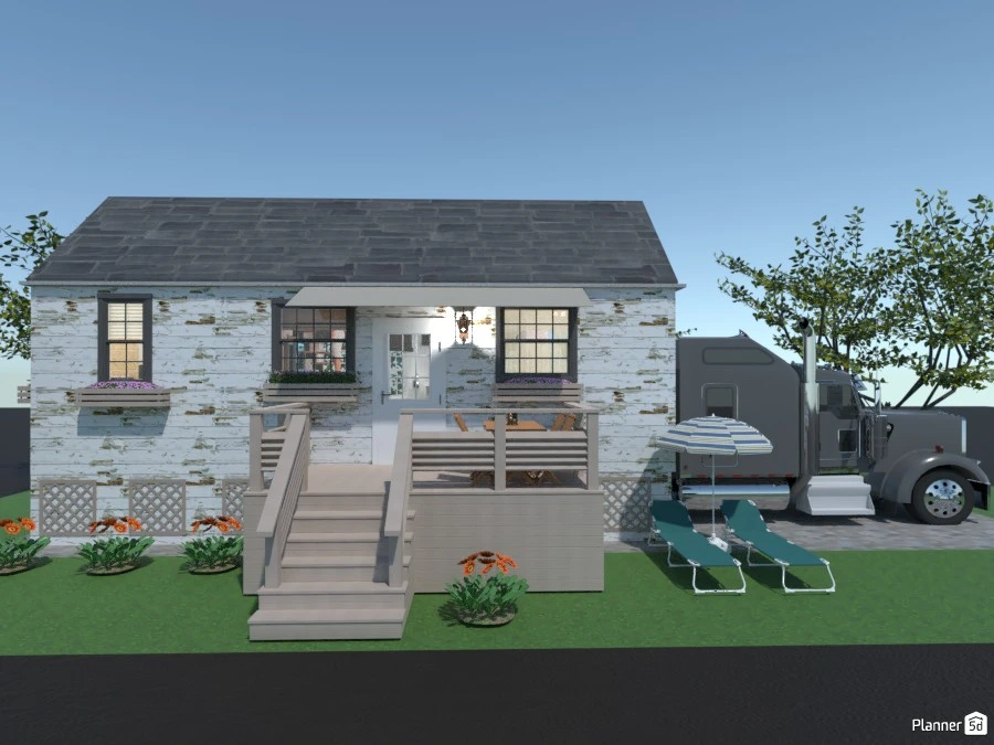 Tiny house with wheels for Ella #86848 by Gabes