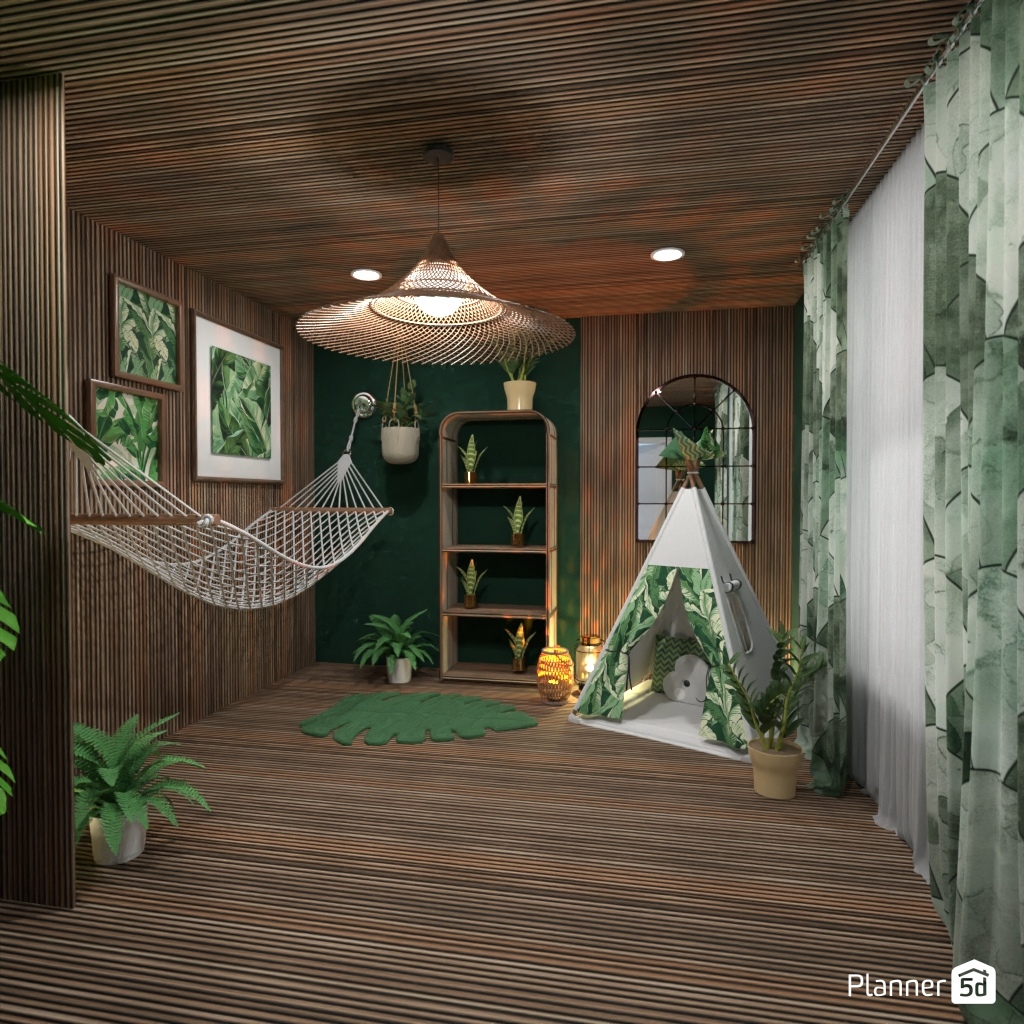 Jungle Bedroom #21767610 by Editors Choice