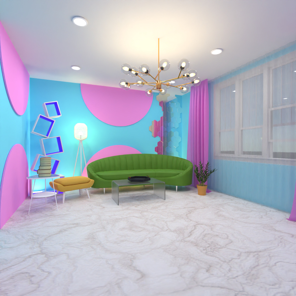 Bubble gum interior #3339032 от Editors Choice
