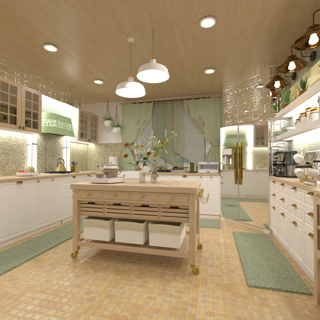 Vintage kitchen #13289723 by Editors Choice