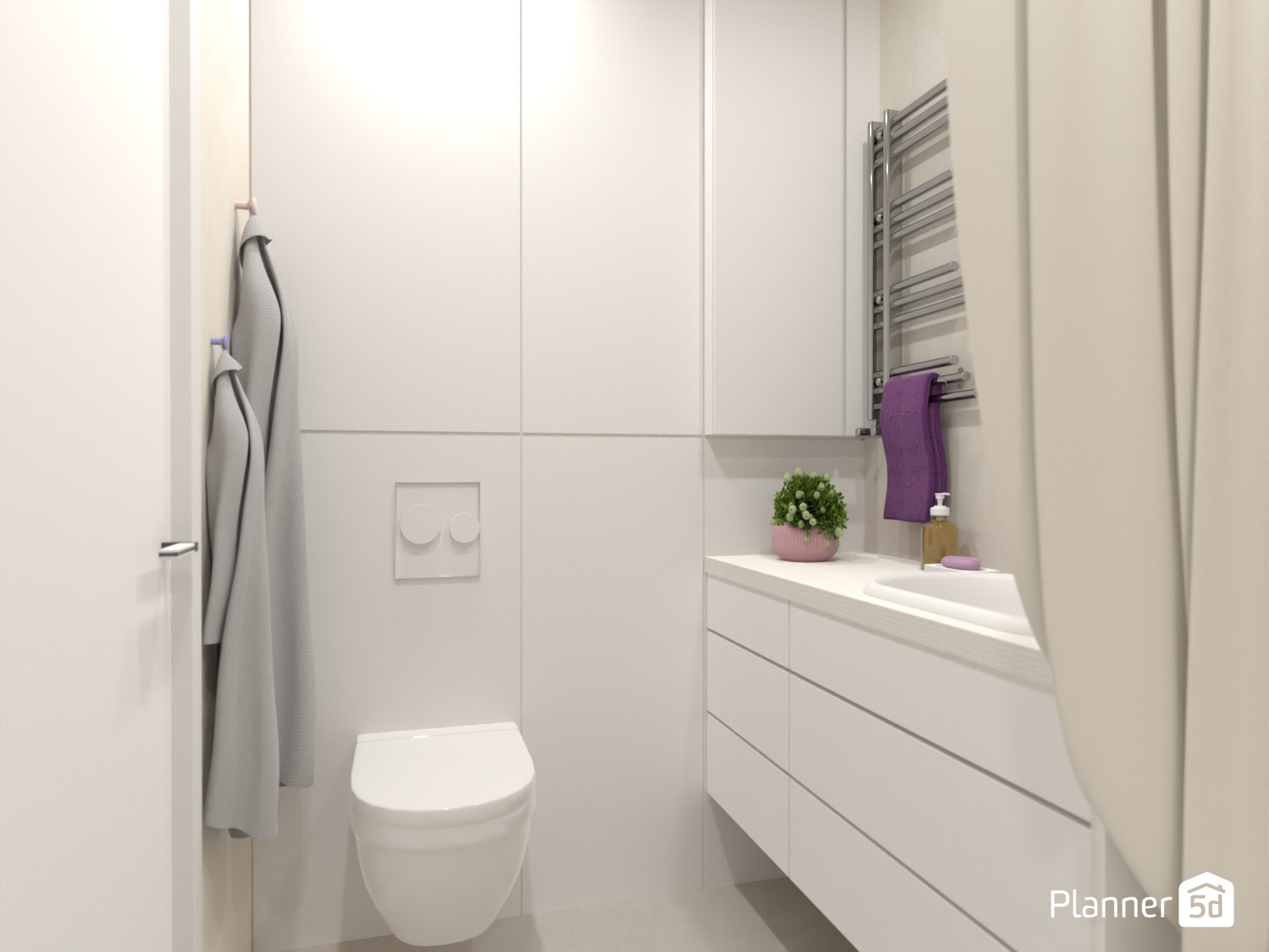 Дизайн ванной комнаты #22456140 by Татьяна Максимова