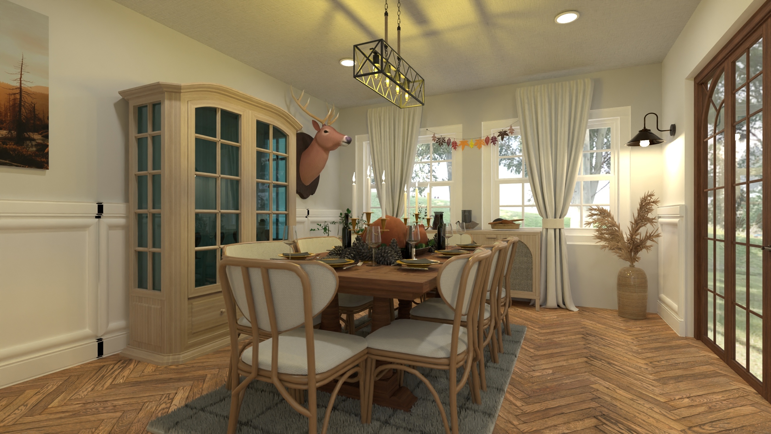 DB: Thanksgiving Day - room shell copy copy #23188530 by Evelinaa