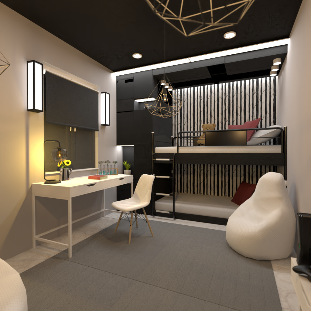 Camera con letto a castello #11922280 by Editors Choice