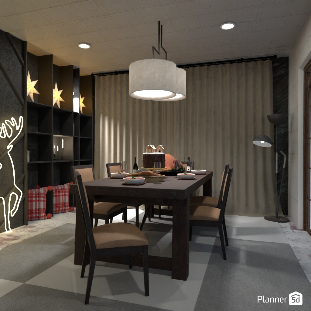 DB: Thanksgiving Day - room shell copy #23468111 by Editors Choice