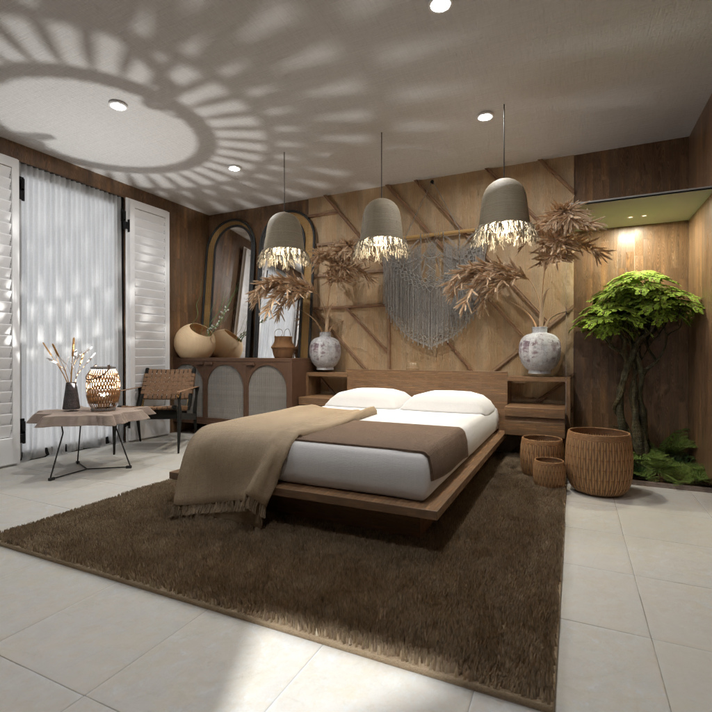 Wabi Sabi Bedroom #14569507 от Editors Choice