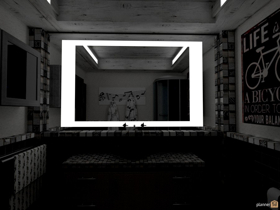 Bath in B&W #791290 by Micaela Maccaferri