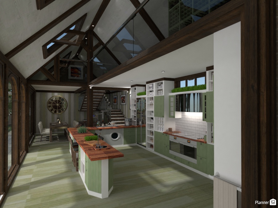 Herb Kitchen - Renovated Mill. #2003585 Por Mikes