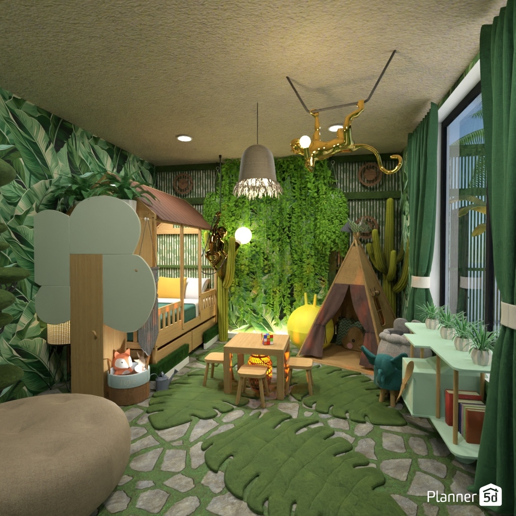 Jungle Bedroom #21812362 by Editors Choice
