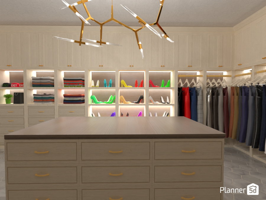 A part of a walk-in closet #9360012 by Laia
