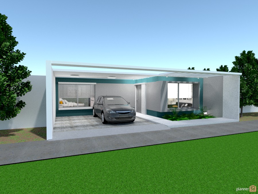 Small Modern House #864664 by Michelle Silva