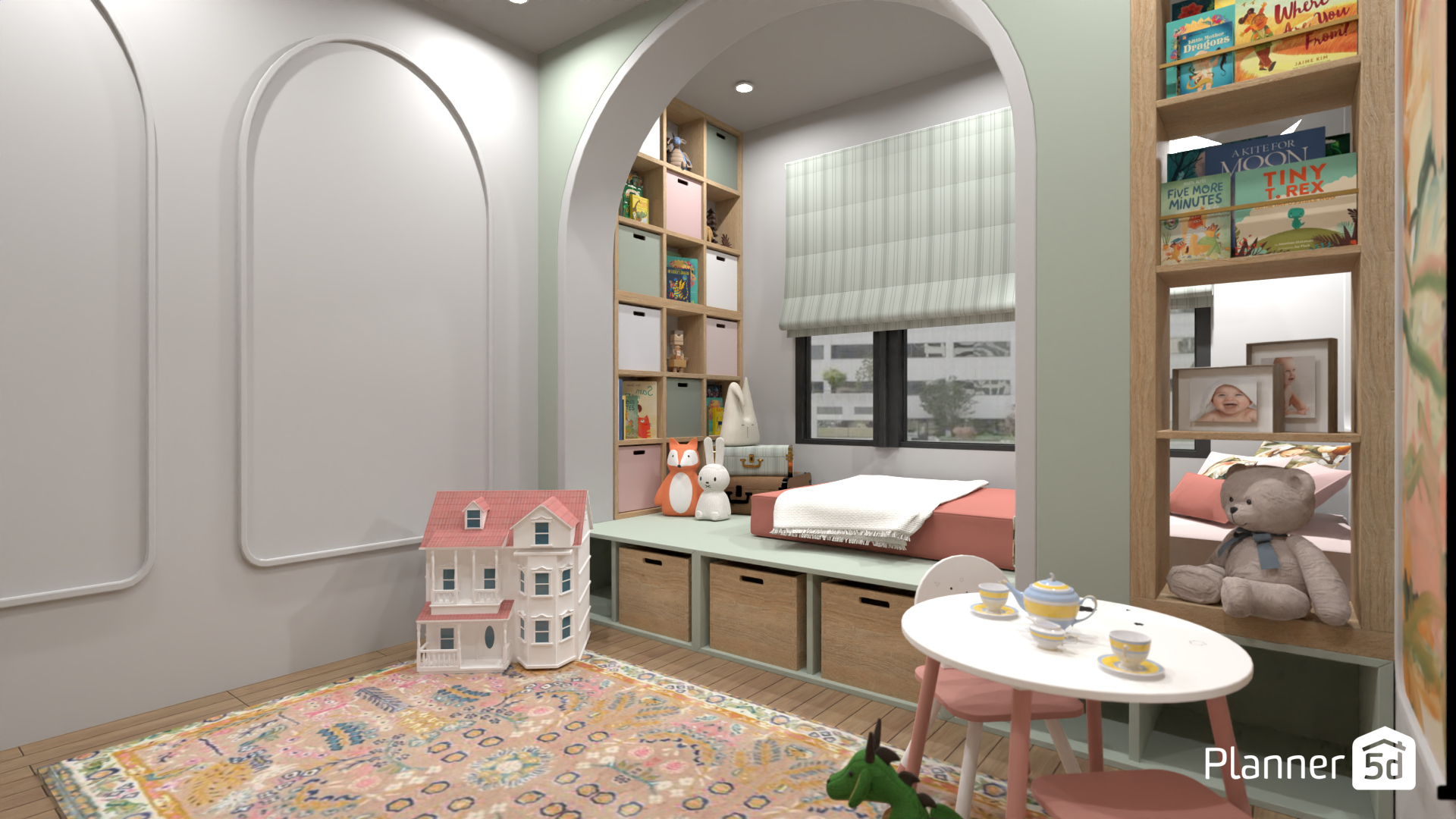 Little girl's room in Behr colors #16589475 by Darina Doncheva