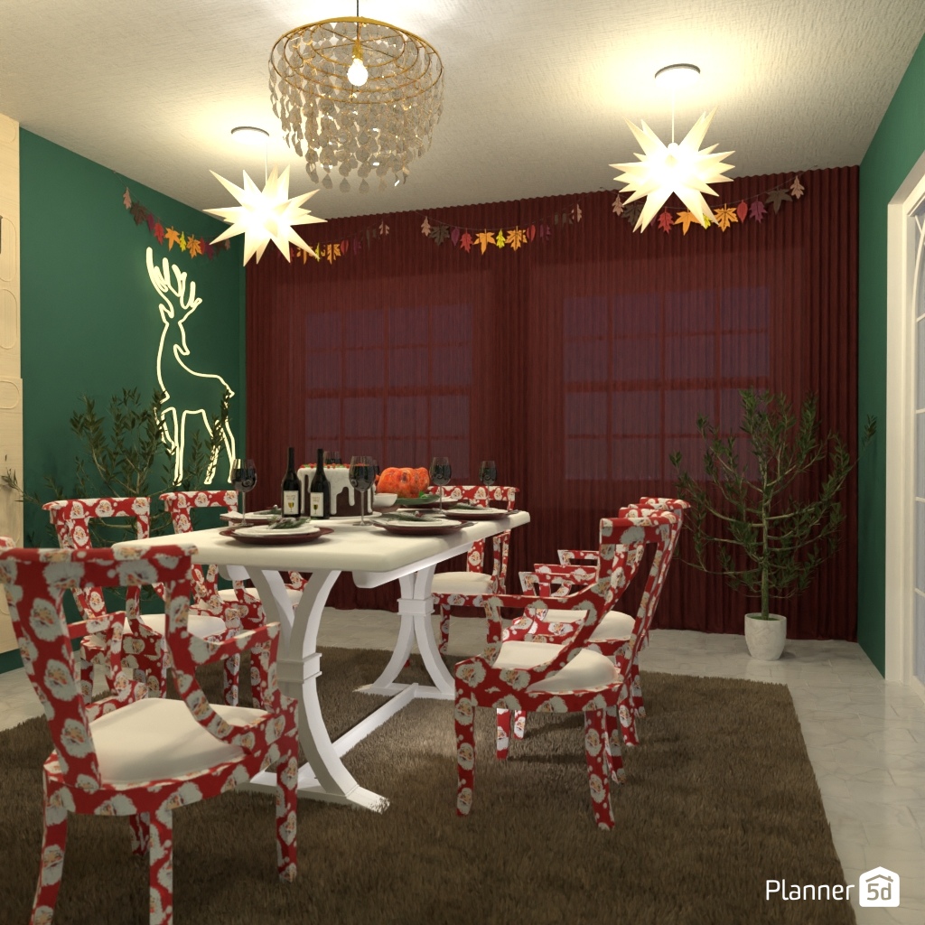 DB: Thanksgiving Day - room shell copy #23439199 by Editors Choice