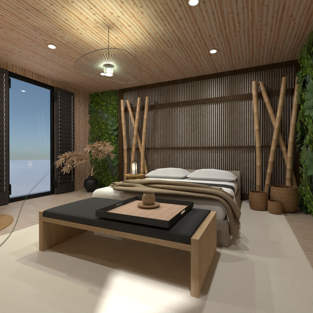 Wabi Sabi Bedroom #14551831 by Editors Choice