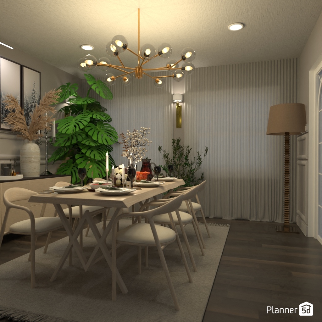 DB: Thanksgiving Day - room shell copy #23421019 by Editors Choice