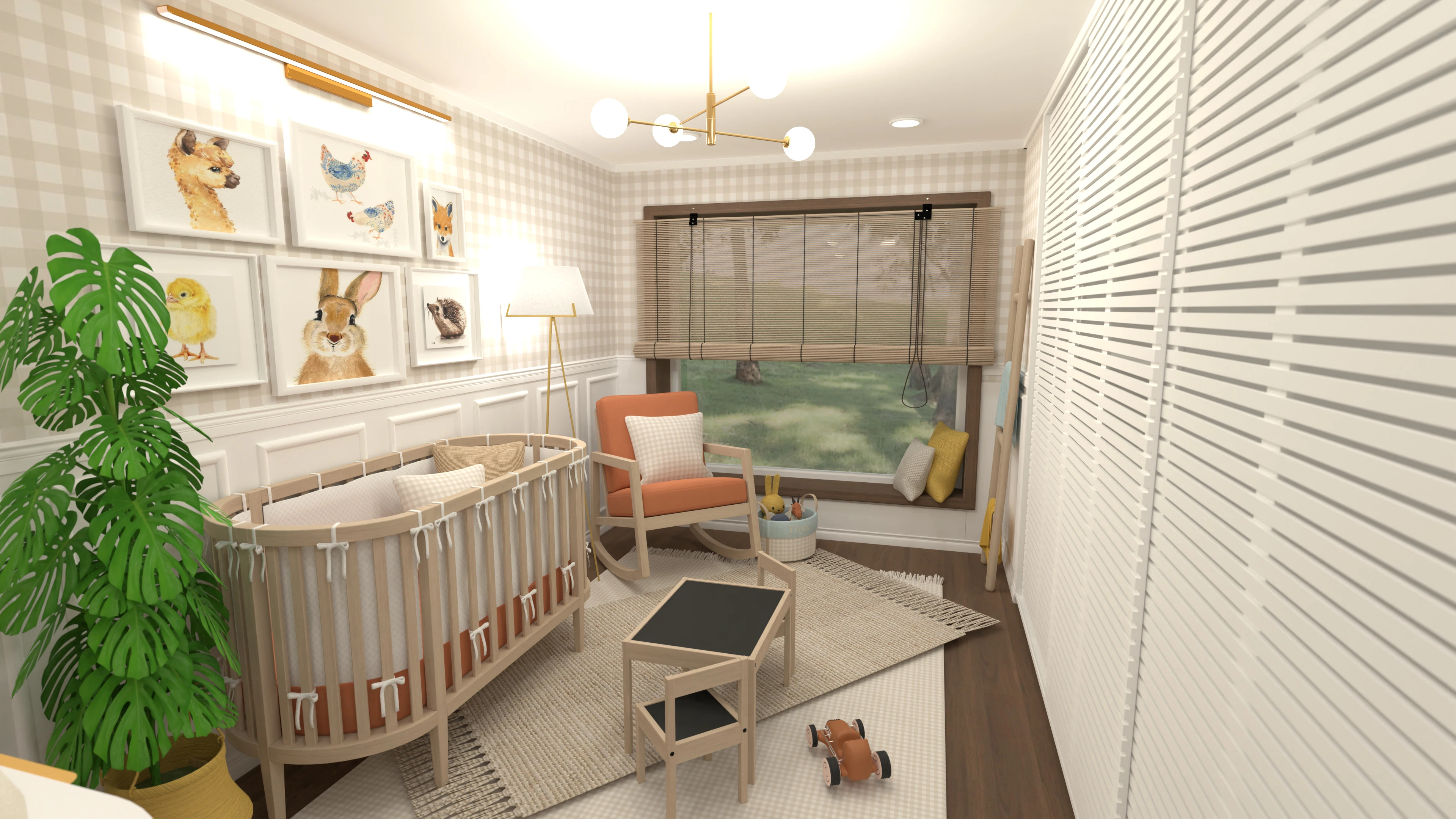 NURSERY - Free Online Design | 3D Floor Plans by Planner 5D