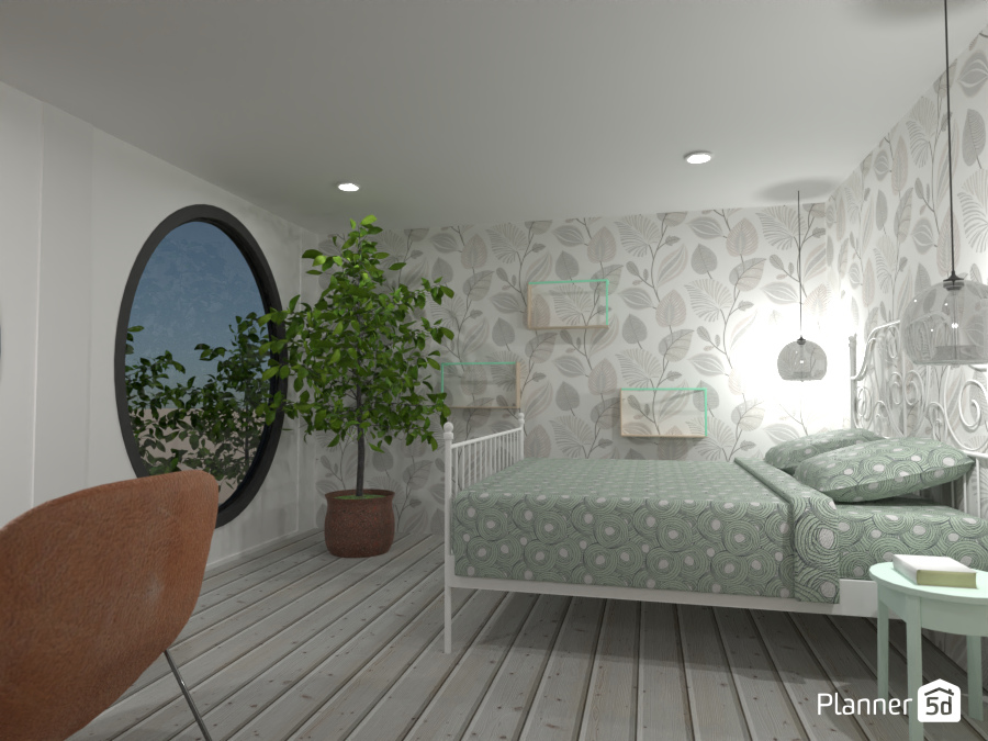 bedroom #8445297 by polinaminkina