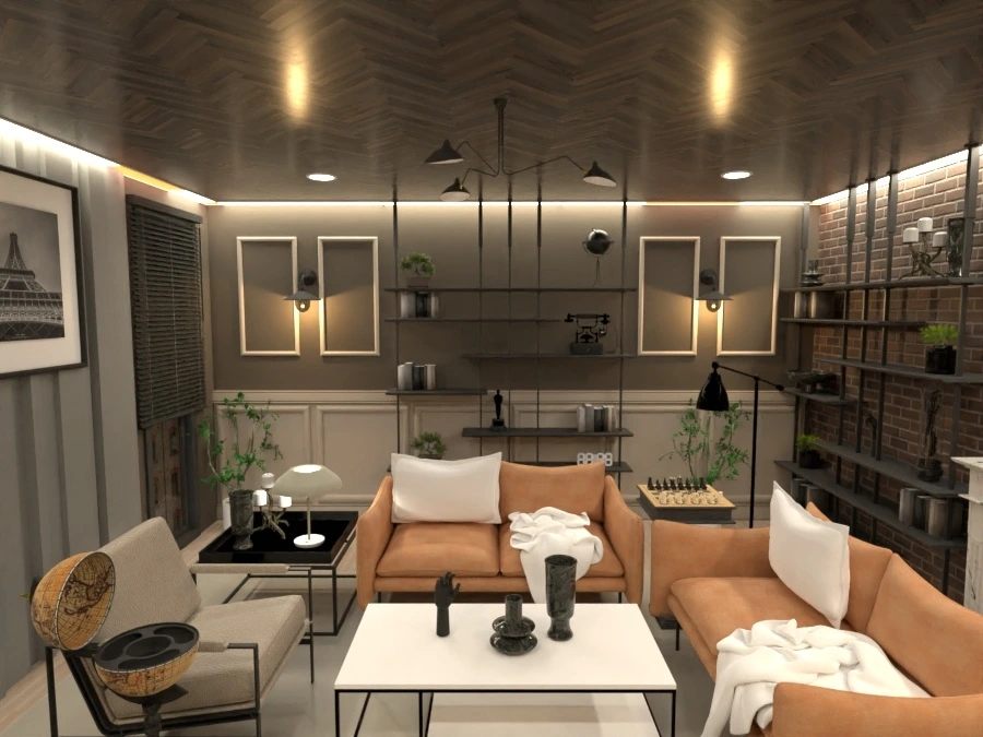 Men's Living Room #125679 by ZACKY DESIGNER