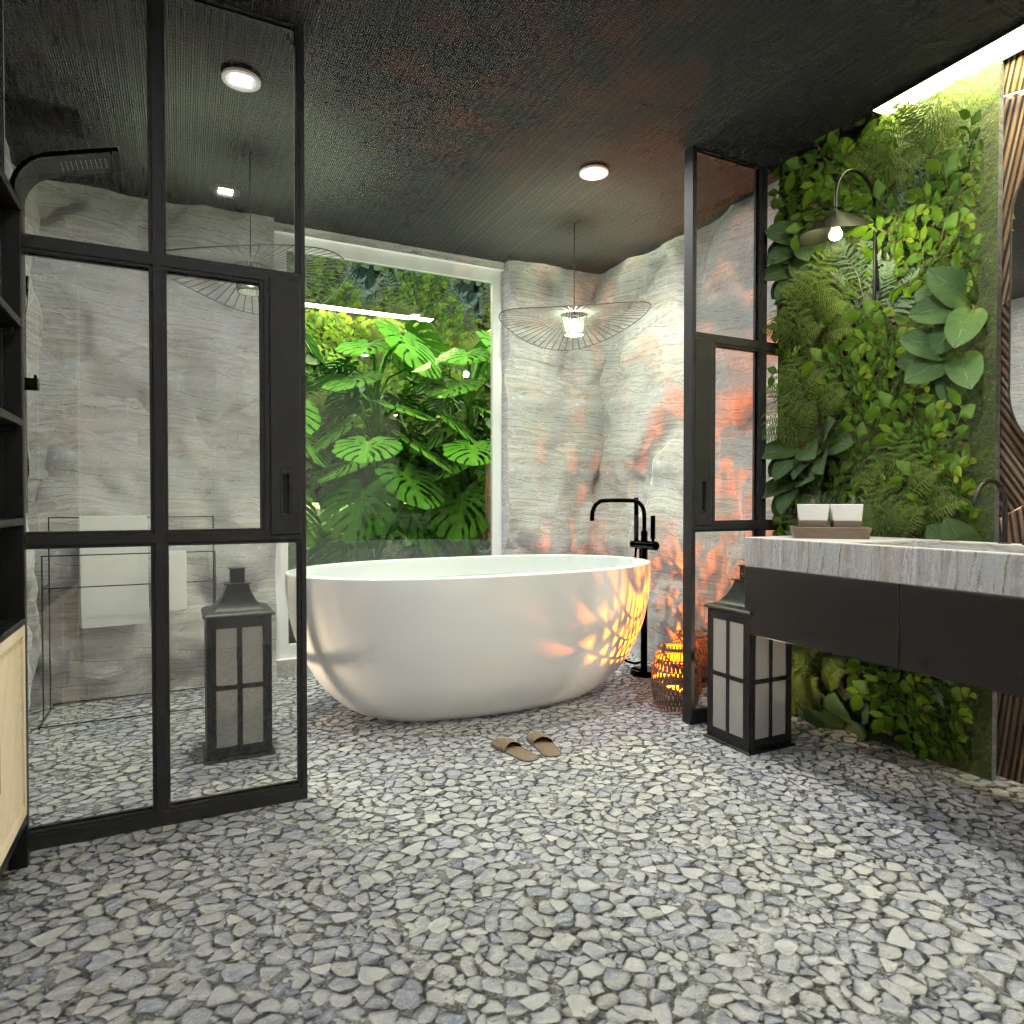 Banheiro biófilo #13063263 by Editors Choice