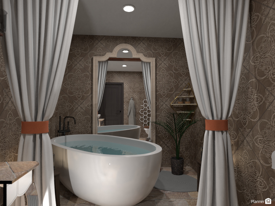 Bath in a candle light : Design battle contest #5796861 by Gabes