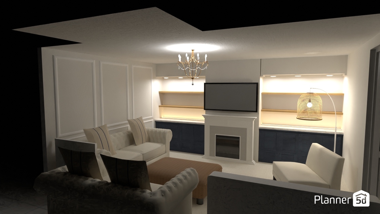 Copy of lounge with panelling & high cupboard #26434832 by User 151653904